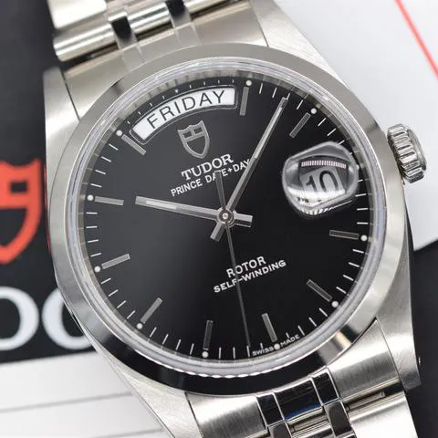 Tudor Prince Date-Day 76200 36mm Stainless steel Black