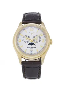 Patek Philippe Annual Calendar 5146J-001 Yellow gold Beige