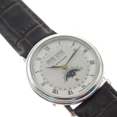 Blancpain Villeret 6501 34mm Stainless steel White