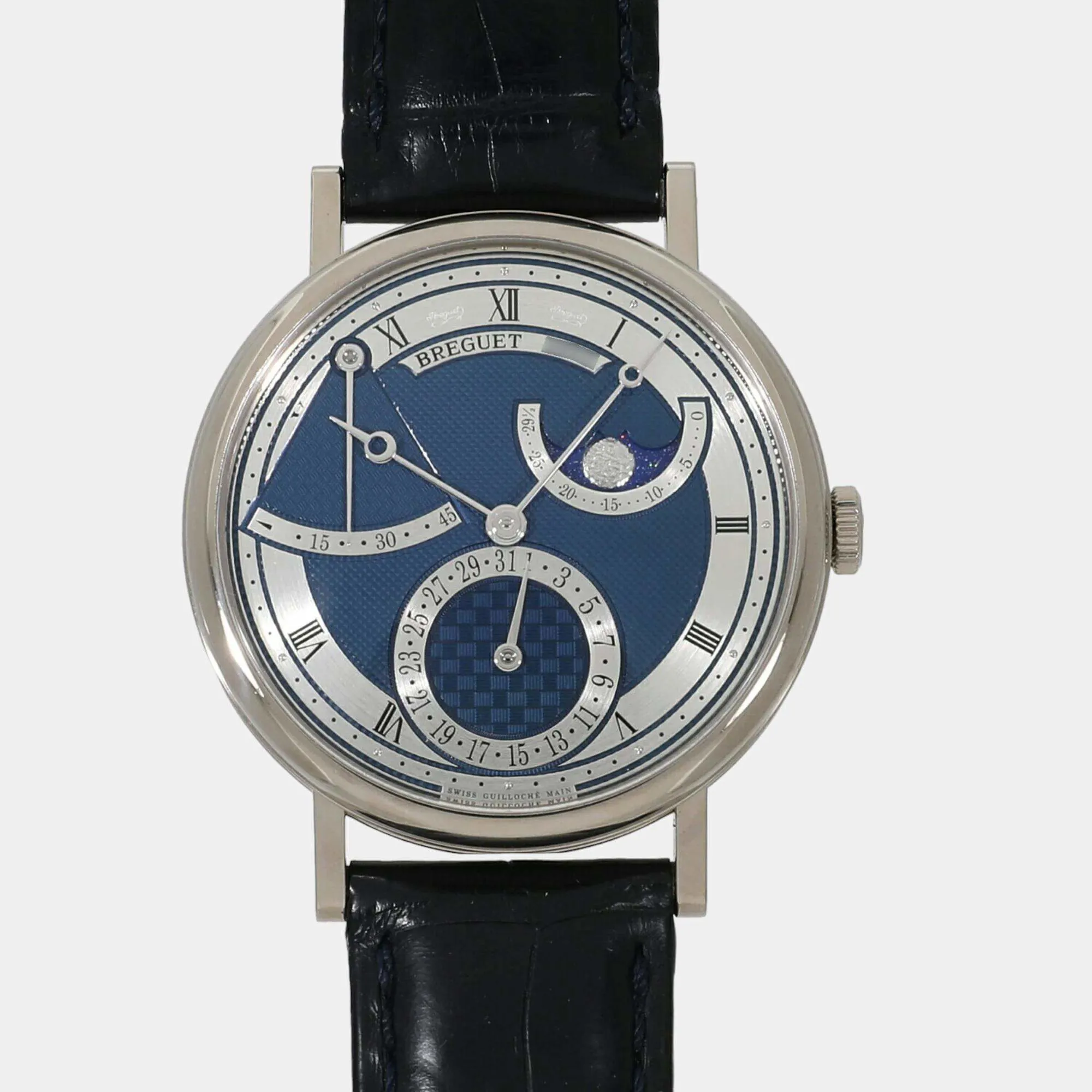 Breguet Classique 7137BB/Y5/9VU 39mm White gold Blue