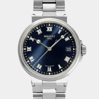 Breguet Marine 5517TI/Y1/TZ0 Titanium Blue