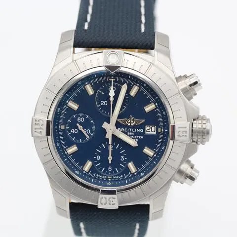 Breitling Avenger A13385101C1X1 43mm Stainless steel Blue