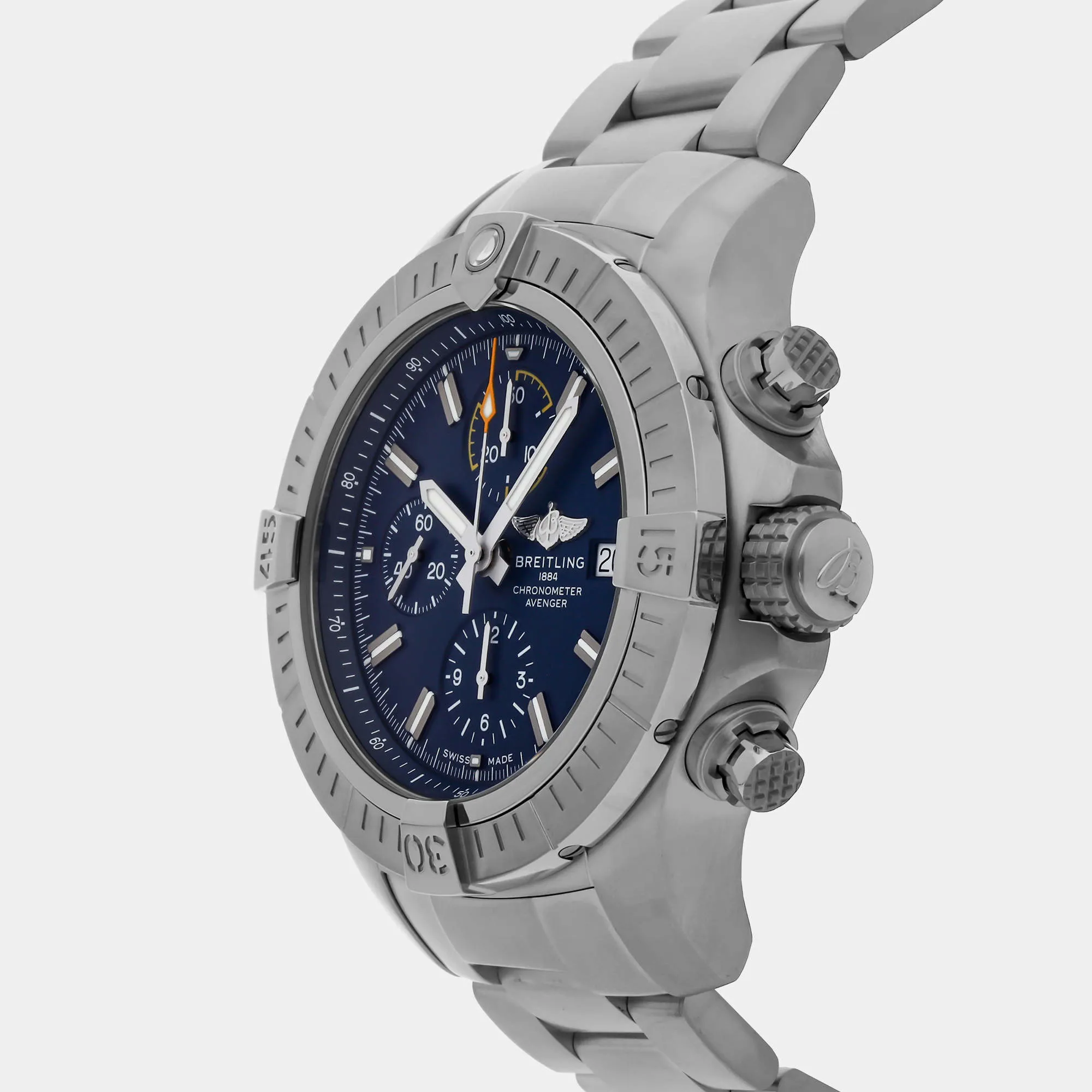 Breitling Avenger A13317101C1A1 45mm Stainless steel Blue 1