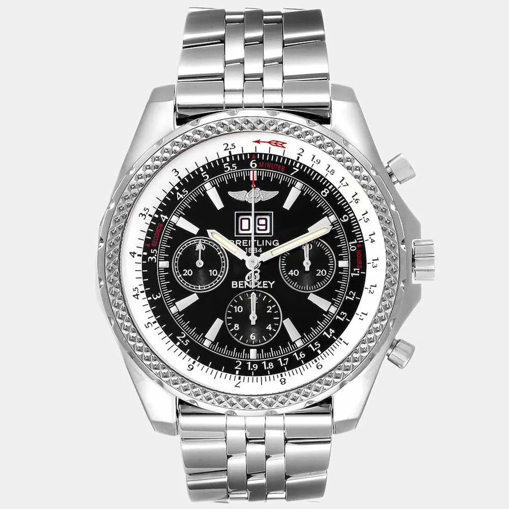 Breitling Bentley A44362 49mm Stainless steel Black