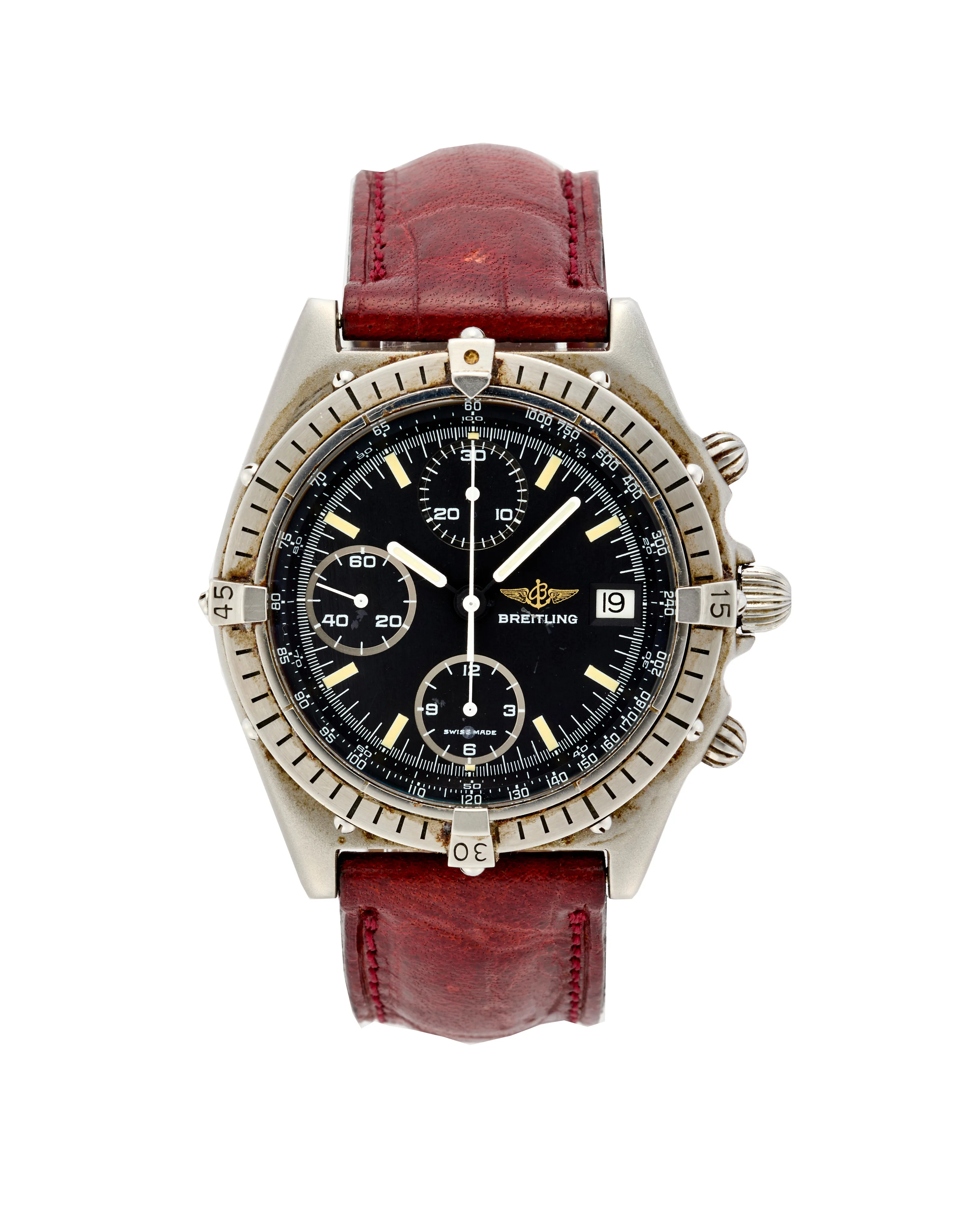 Breitling Chronomat 81950 39mm Stainless steel Black