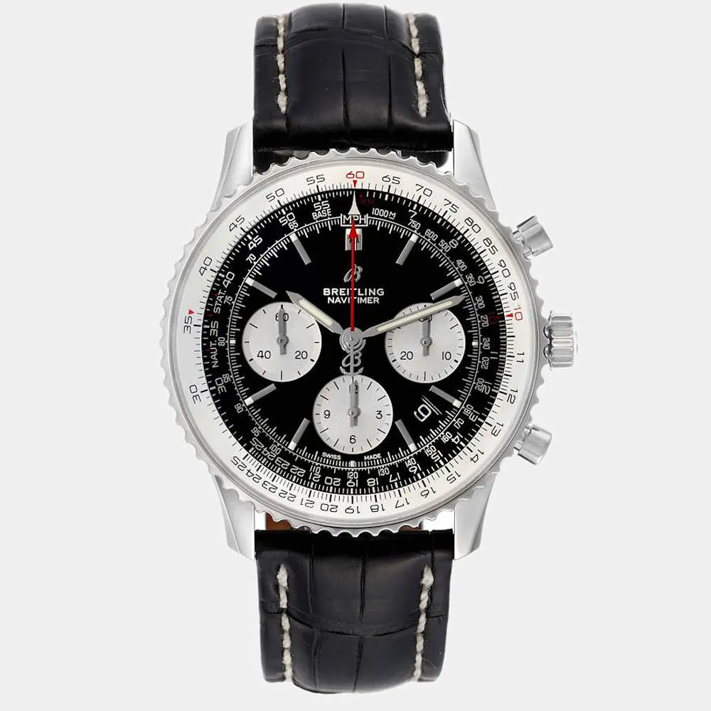 Breitling Navitimer AB0121 43mm Stainless steel Black