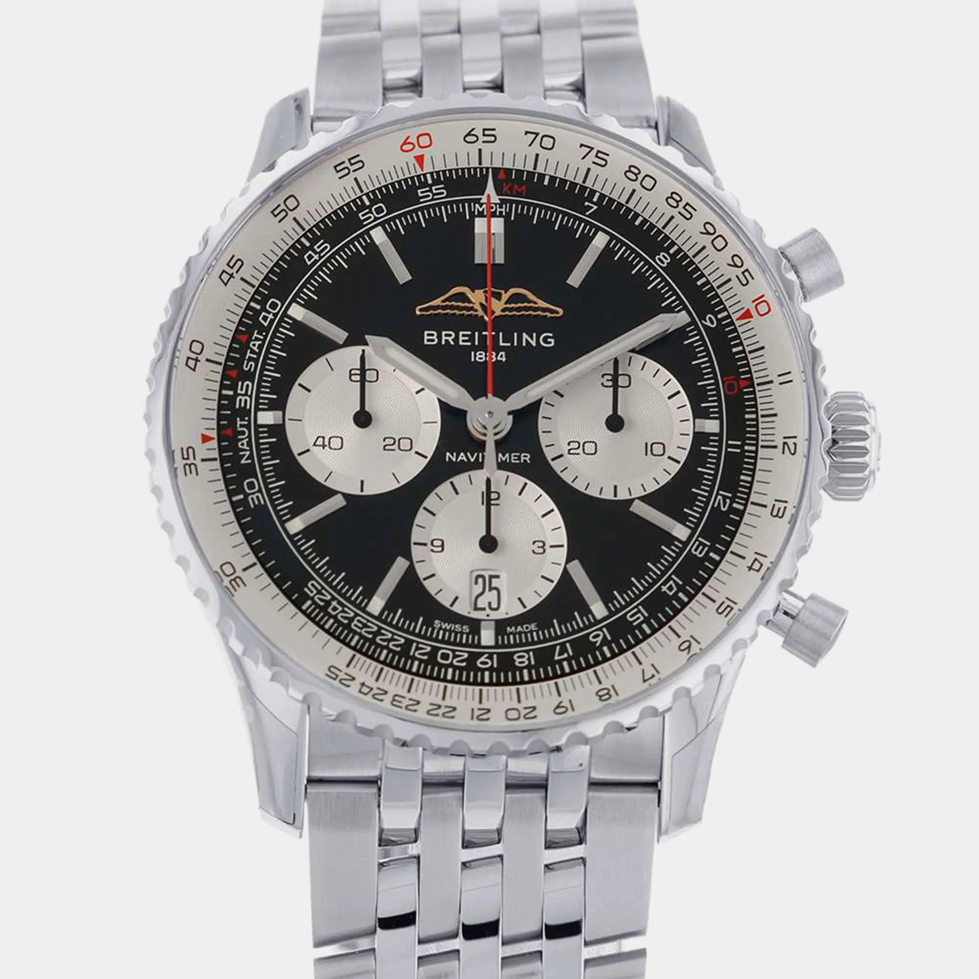 Breitling Navitimer AB0138211B1A1 43mm Stainless steel Black