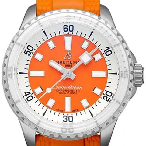 Breitling Superocean A17377211O1S1 36mm Stainless steel Orange