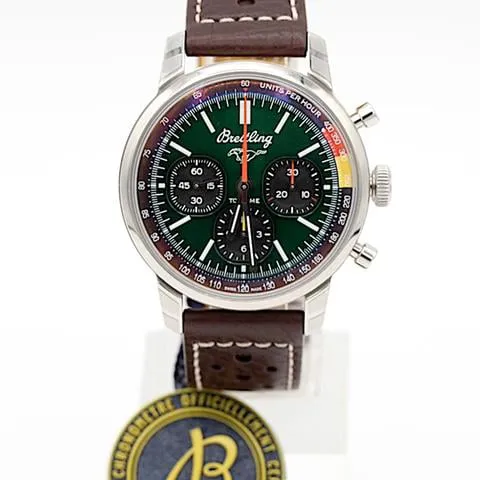 Breitling Top Time AB01762A1L1X1 42mm Stainless steel Green 3