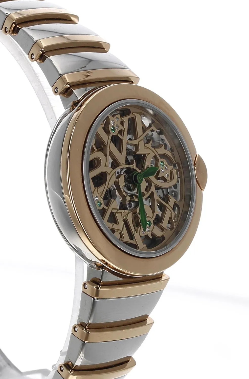 Bulgari LVCEA 103028 33mm Rose gold and Stainless steel Skeletonized 3