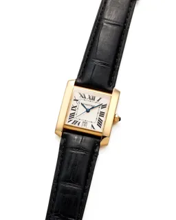 Cartier Tank Française 1840 Yellow gold Silver