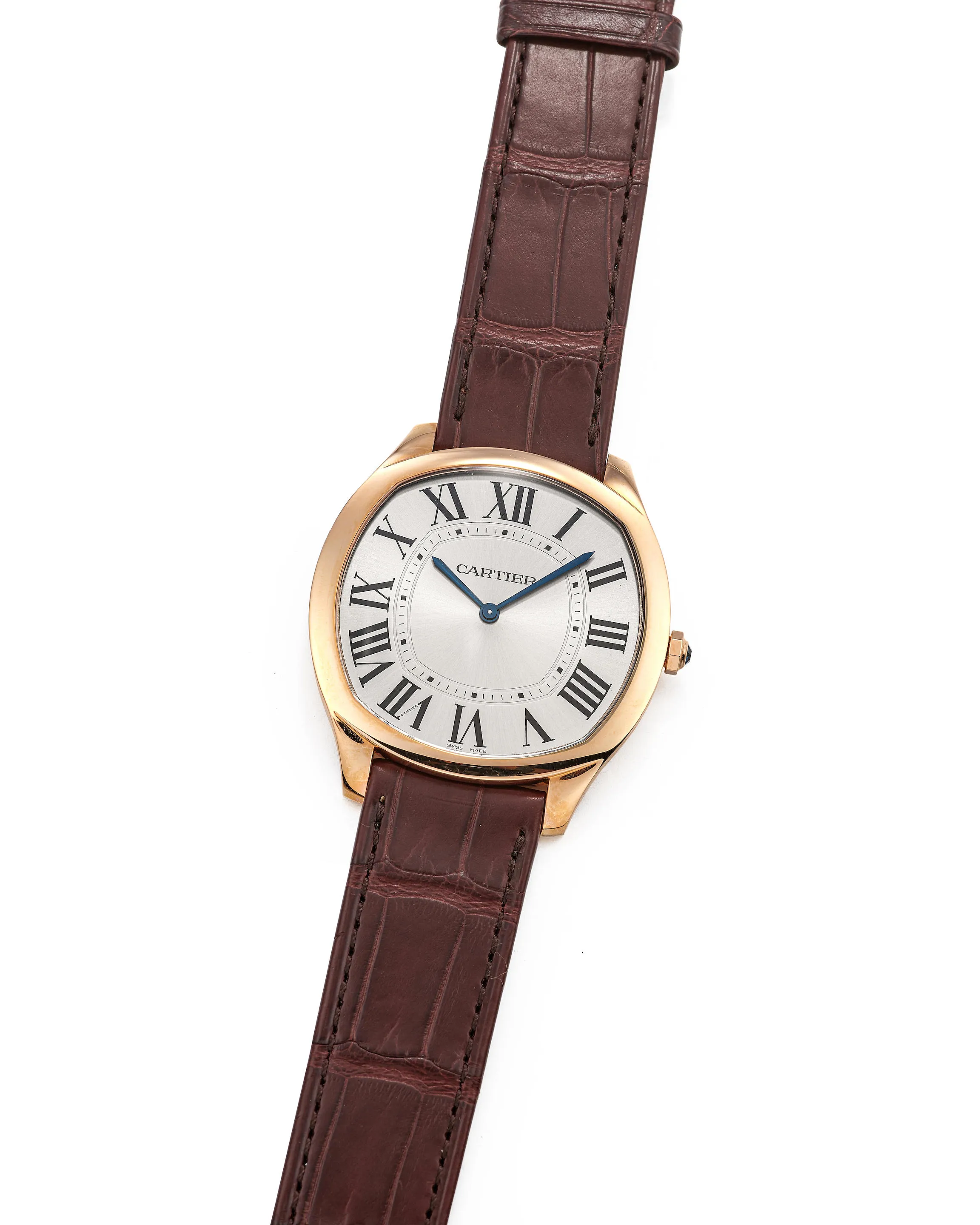 Cartier Drive de Cartier 3967 38mm Rose gold Silver 1