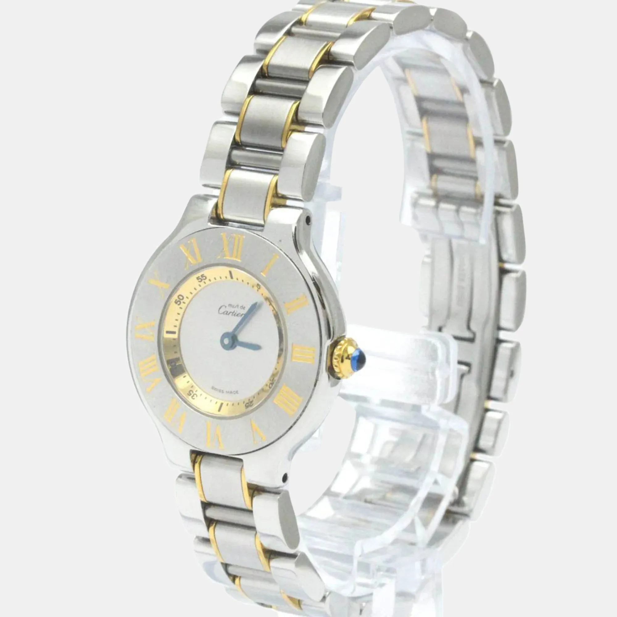 Cartier 21 Must de Cartier W10073R6 28mm Stainless steel and Gold-plated 1