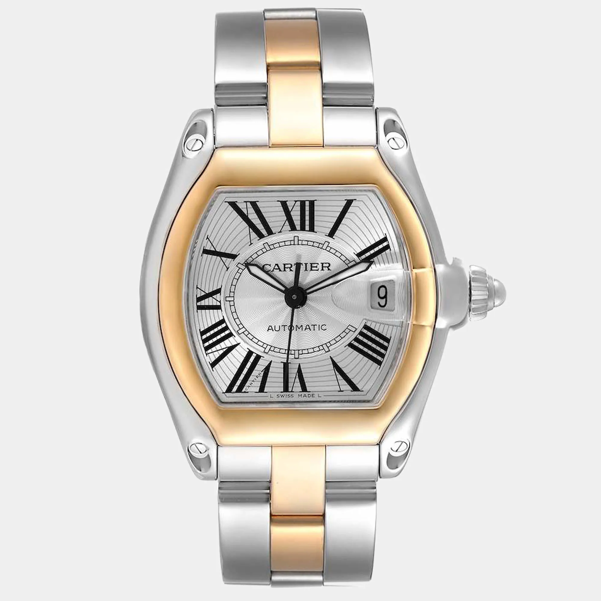 Cartier Roadster w62031y4 Yellow gold and Stainless steel Silver