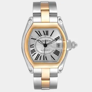 Cartier Roadster w62031y4 Yellow gold and Stainless steel Silver