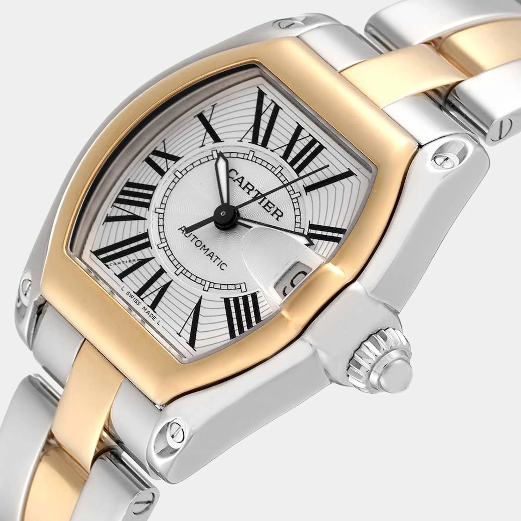 Cartier Roadster w62031y4 Yellow gold and Stainless steel Silver 1