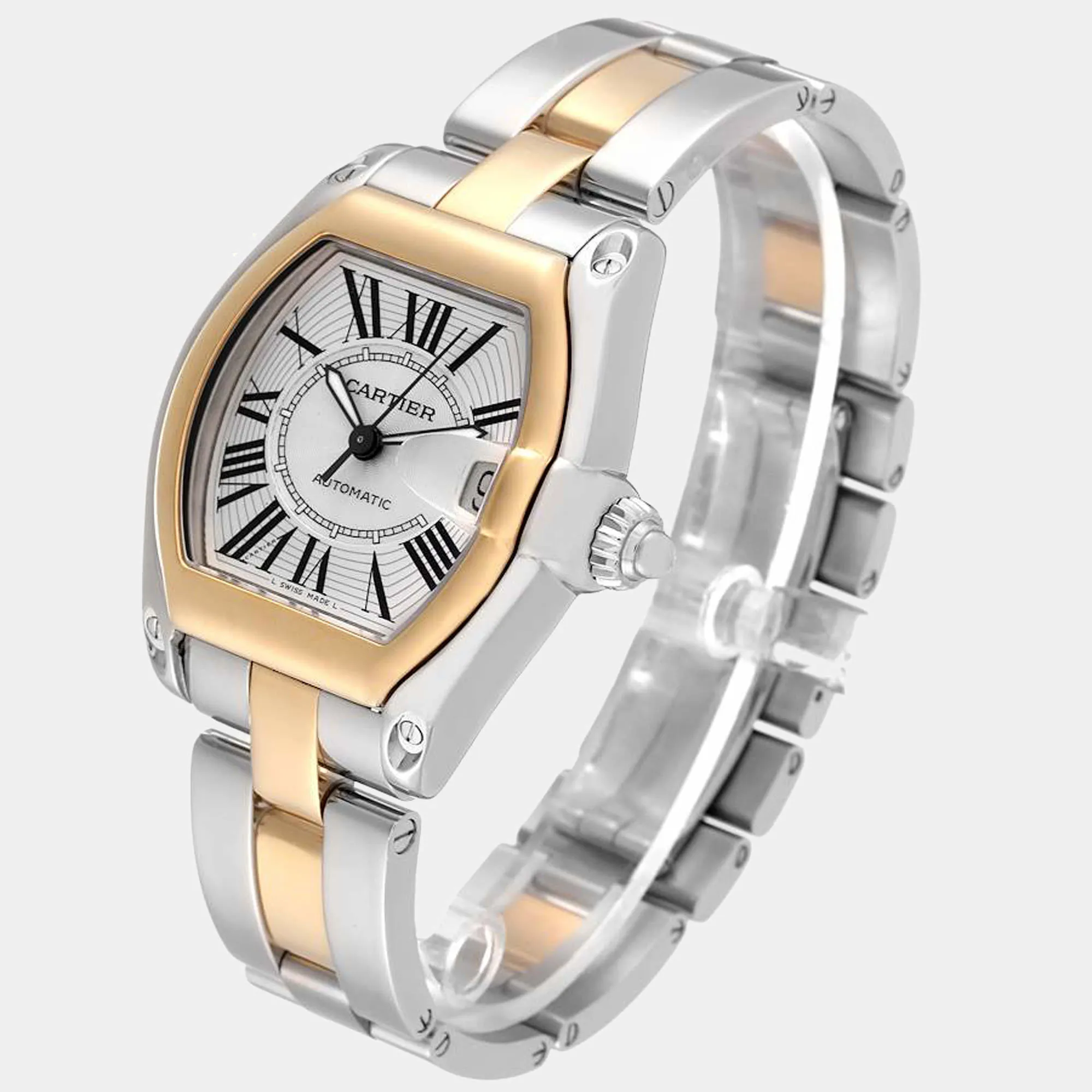 Cartier Roadster w62031y4 Yellow gold and Stainless steel Silver 2