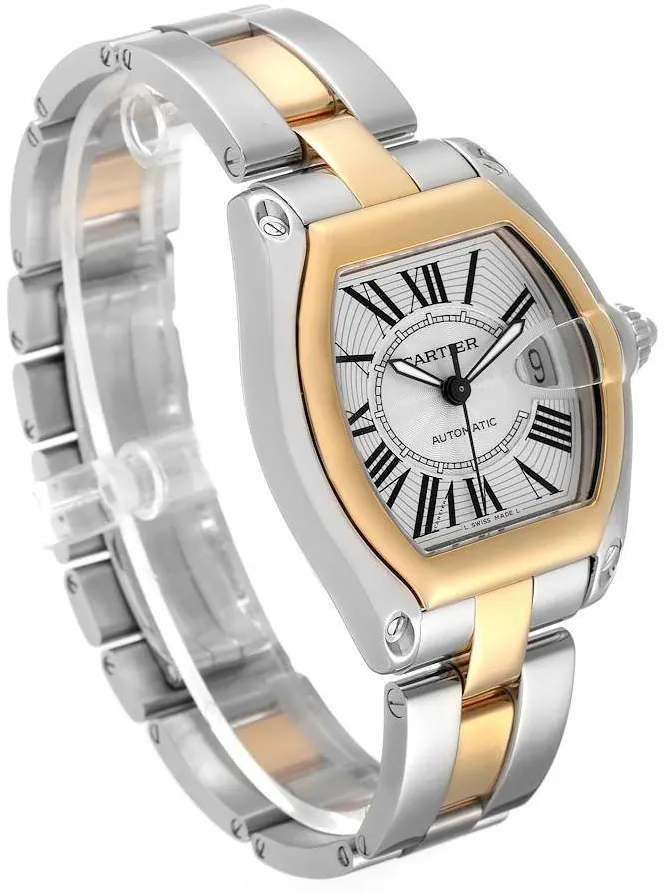 Cartier Roadster w62031y4 Yellow gold and Stainless steel Silver 4