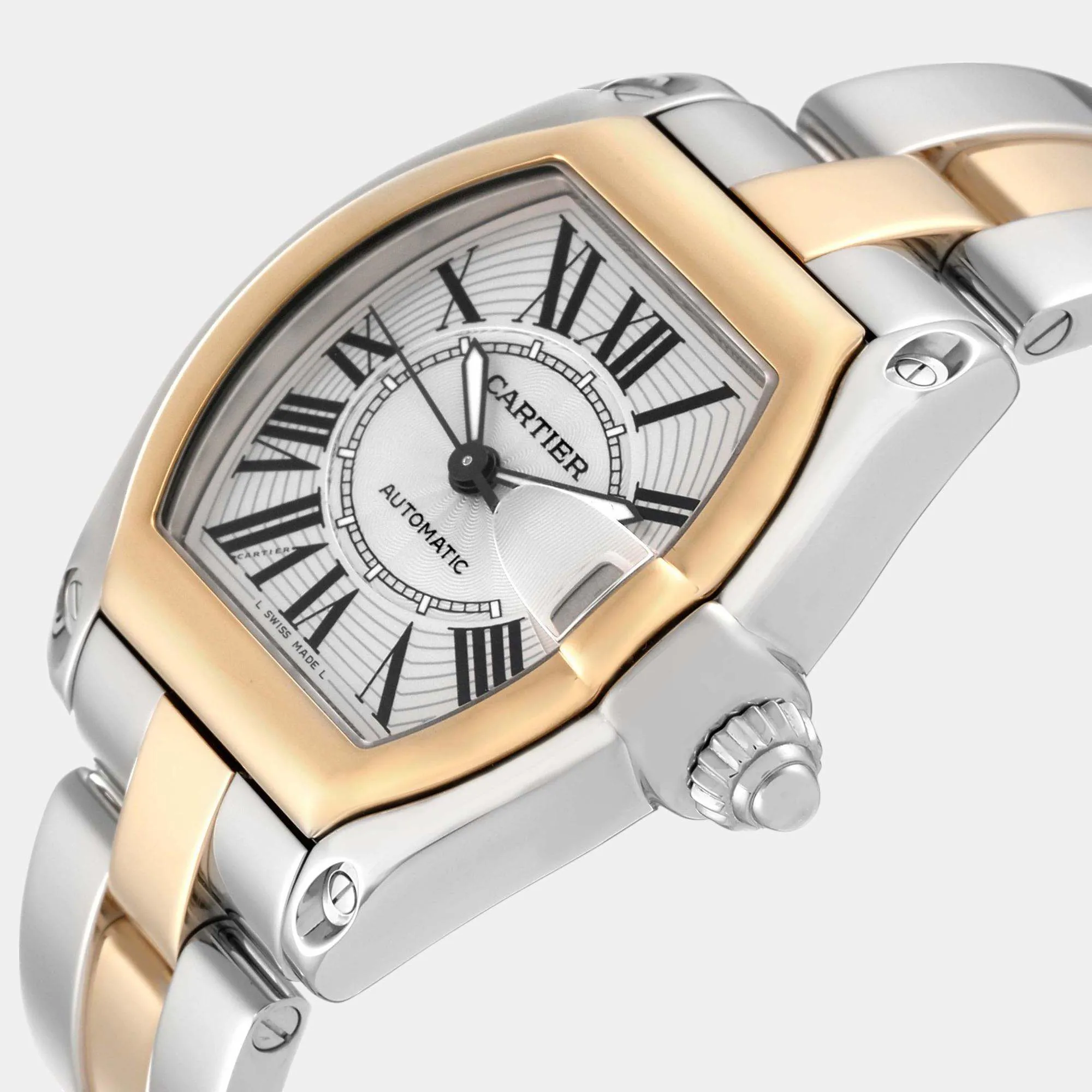 Cartier Roadster w62031y4 38mm Yellow gold and Stainless steel and 18k yellow gold Silver 1