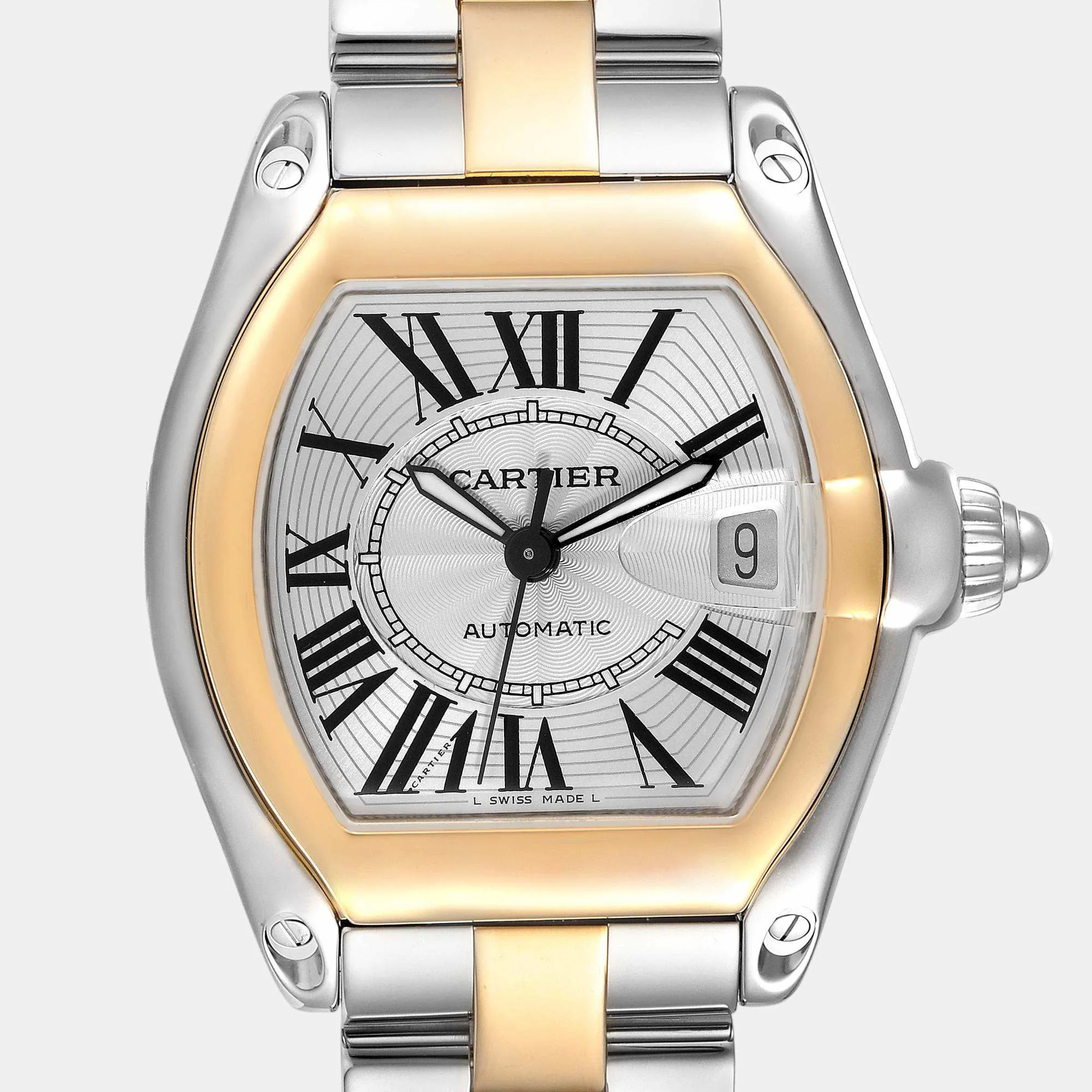 Cartier Roadster w62031y4 38mm Yellow gold and Stainless steel and 18k yellow gold Silver 2