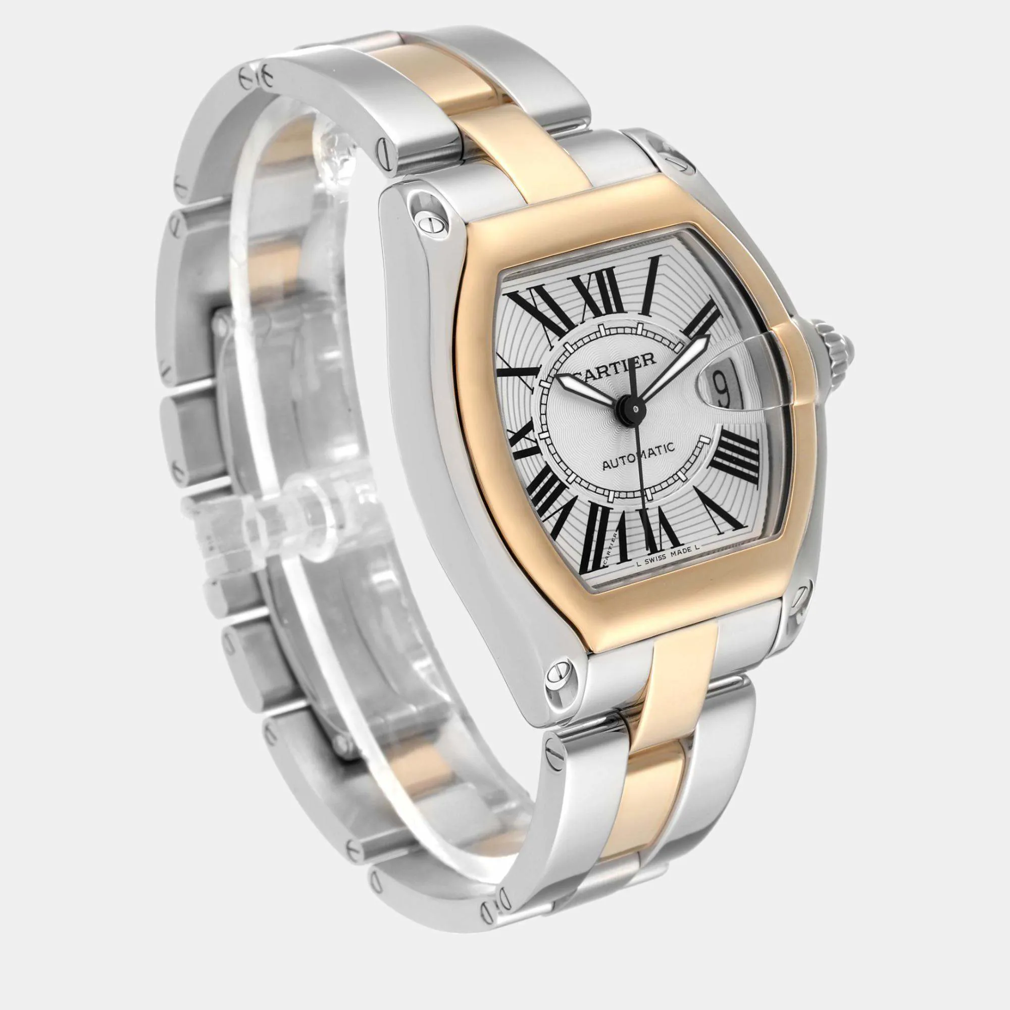 Cartier Roadster w62031y4 38mm Yellow gold and Stainless steel and 18k yellow gold Silver 4