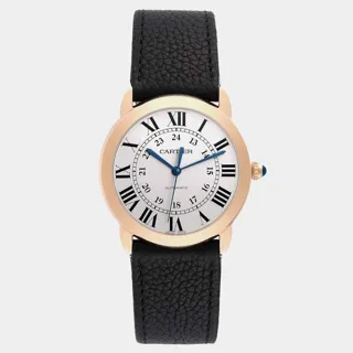 Cartier Ronde Solo Rose gold and Stainless steel