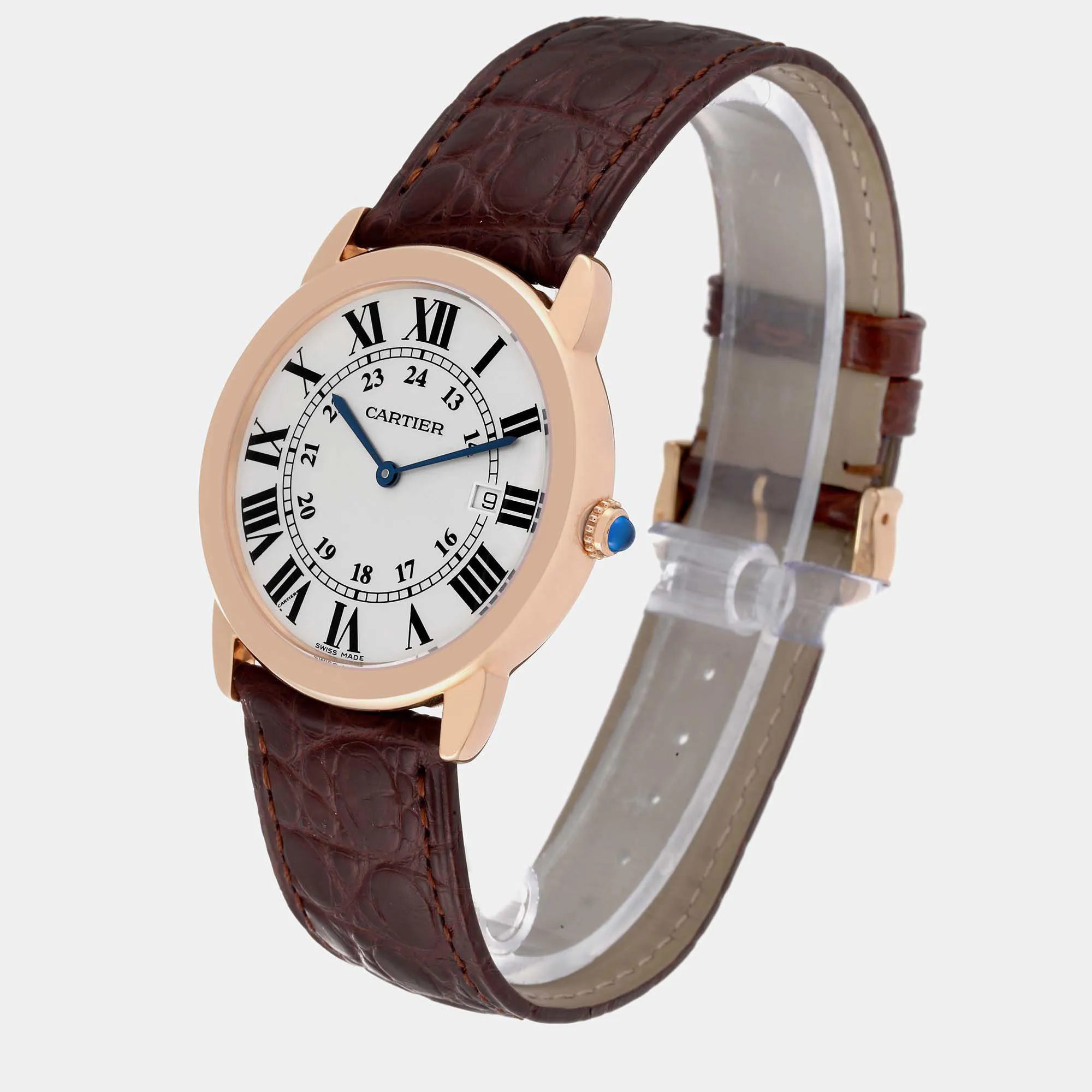 Cartier Ronde Solo 36mm Rose gold and 18k rose gold 4