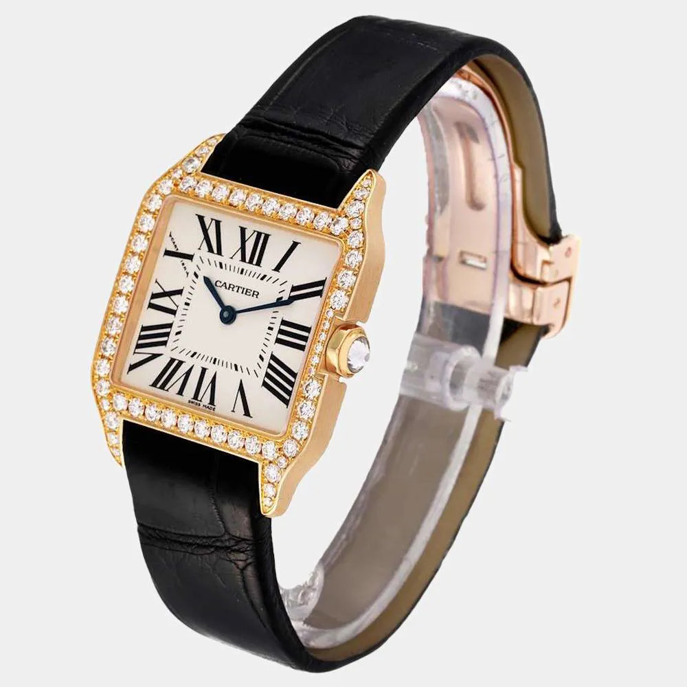 Cartier Santos WH100351 25mm Yellow gold and 18k yellow gold 3