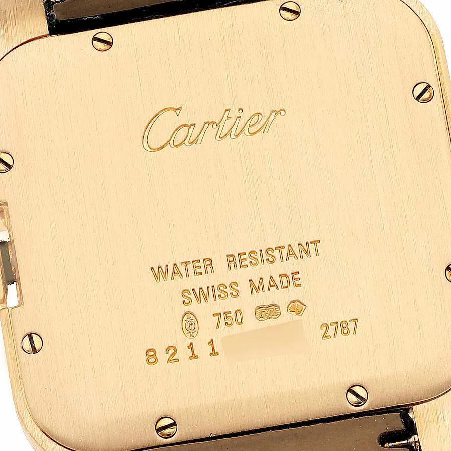 Cartier Santos WH100351 25mm Yellow gold and 18k yellow gold 1