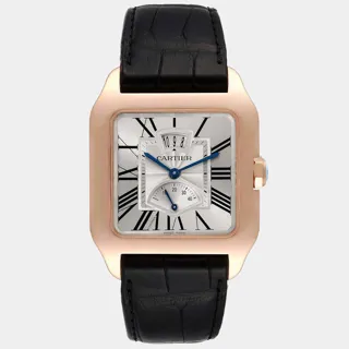 Cartier Santos Dumont W2020067 Rose gold Silver