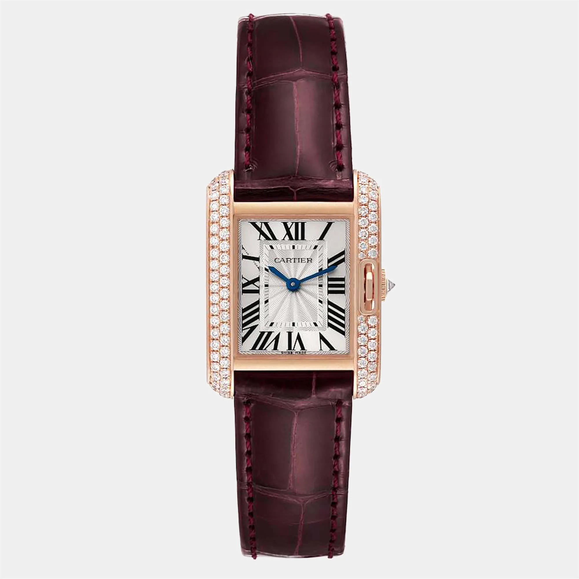 Cartier Tank Anglaise WT100013 30mm Rose gold and 18k rose gold