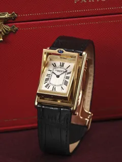 Cartier Tank Louis Cartier 2499C Yellow gold Silver