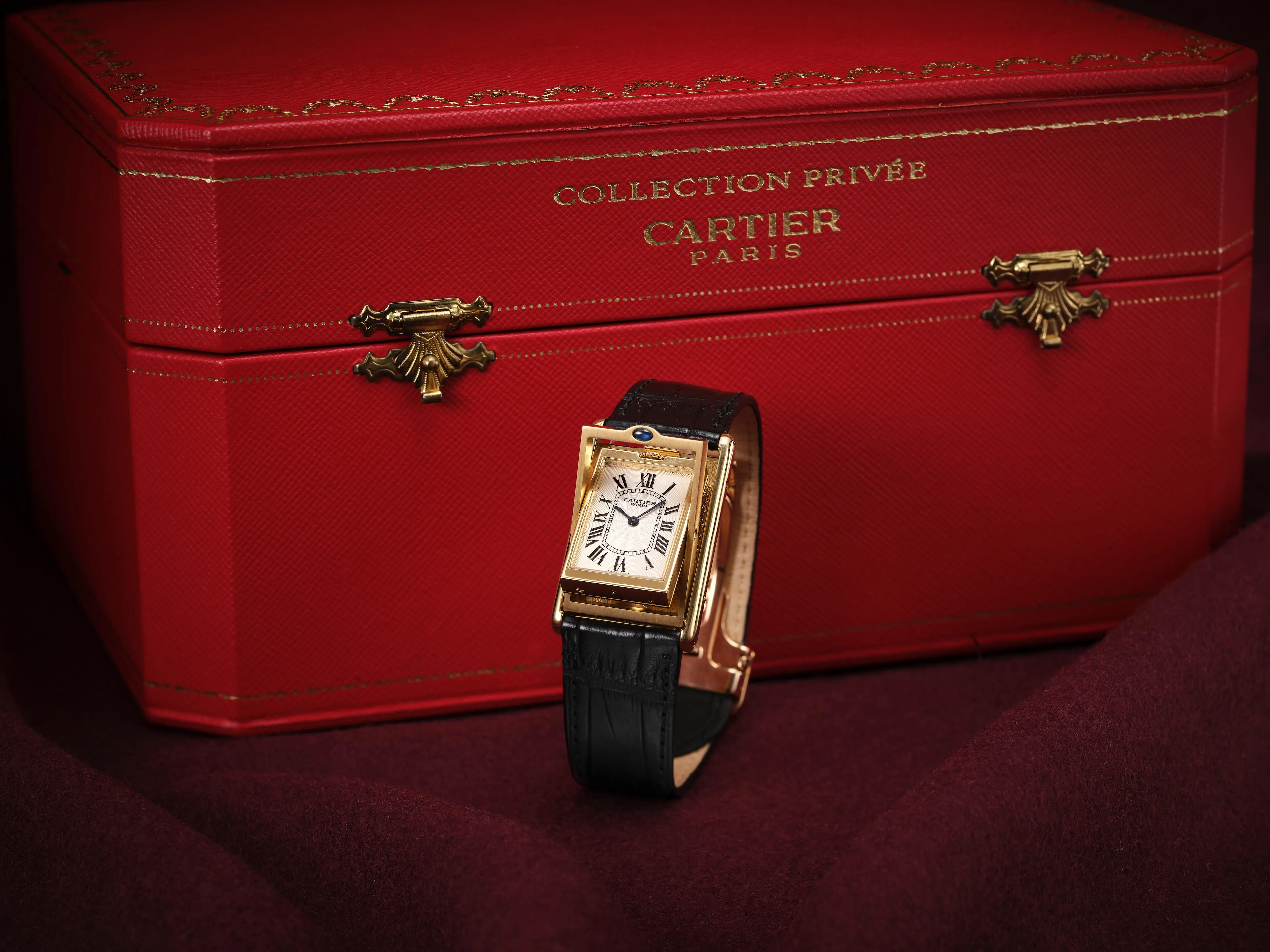 Cartier Tank Louis Cartier 2499C 25.5mm Yellow gold Silver 5