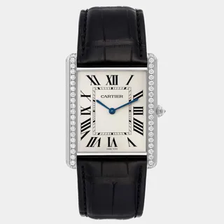 Cartier Tank WT200006 Rose gold Silver