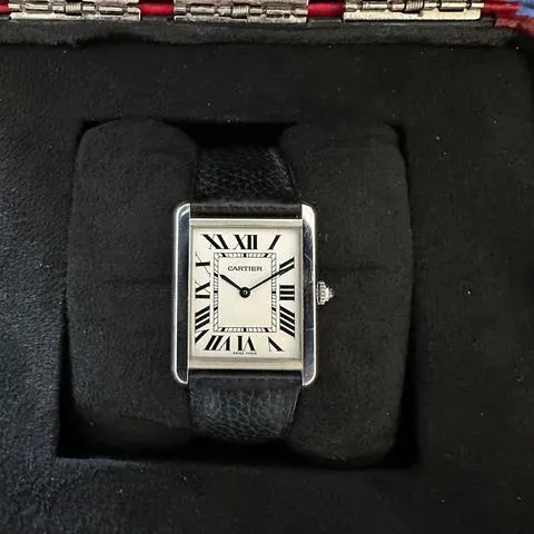 Cartier Tank Solo 3169 27mm Stainless steel White 1