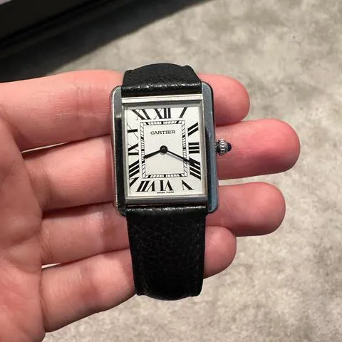 Cartier Tank Solo 3169 27mm Stainless steel White 7