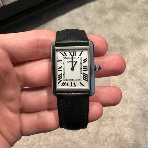 Cartier Tank Solo 3169 27mm Stainless steel White 8