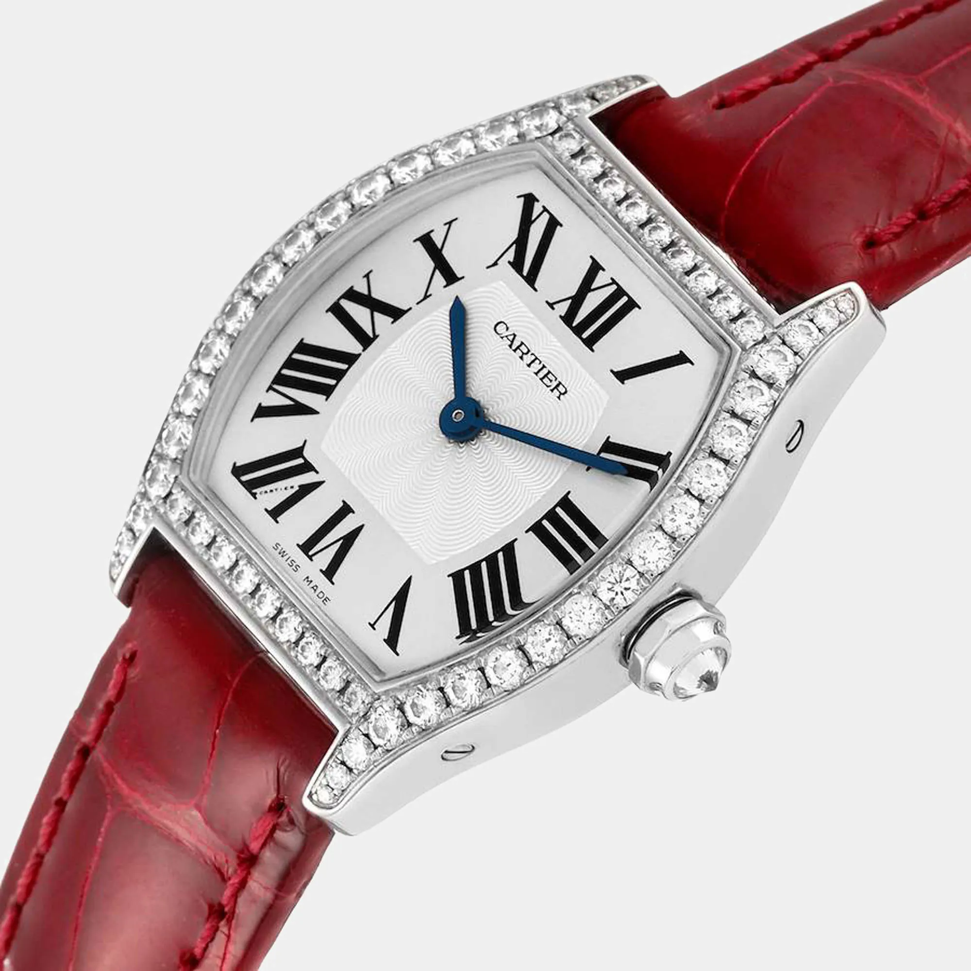 Cartier Tortue WA501007 24mm White gold and 18k white gold 1