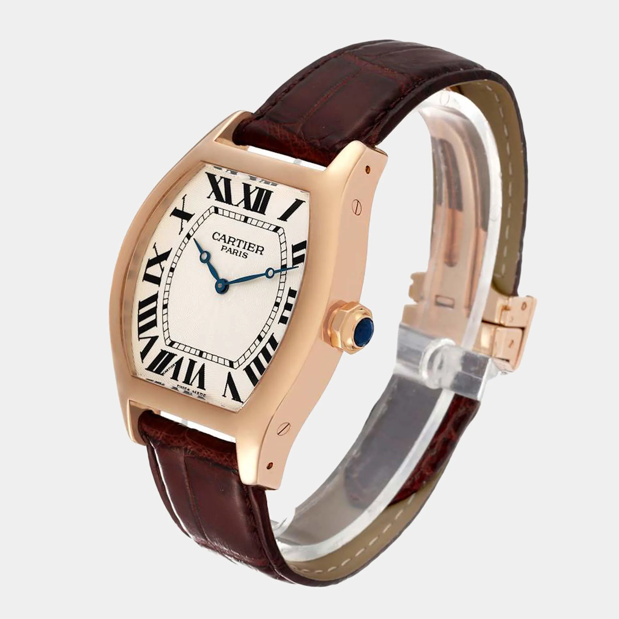 Cartier Tortue 38mm Rose gold and 18k rose gold 2