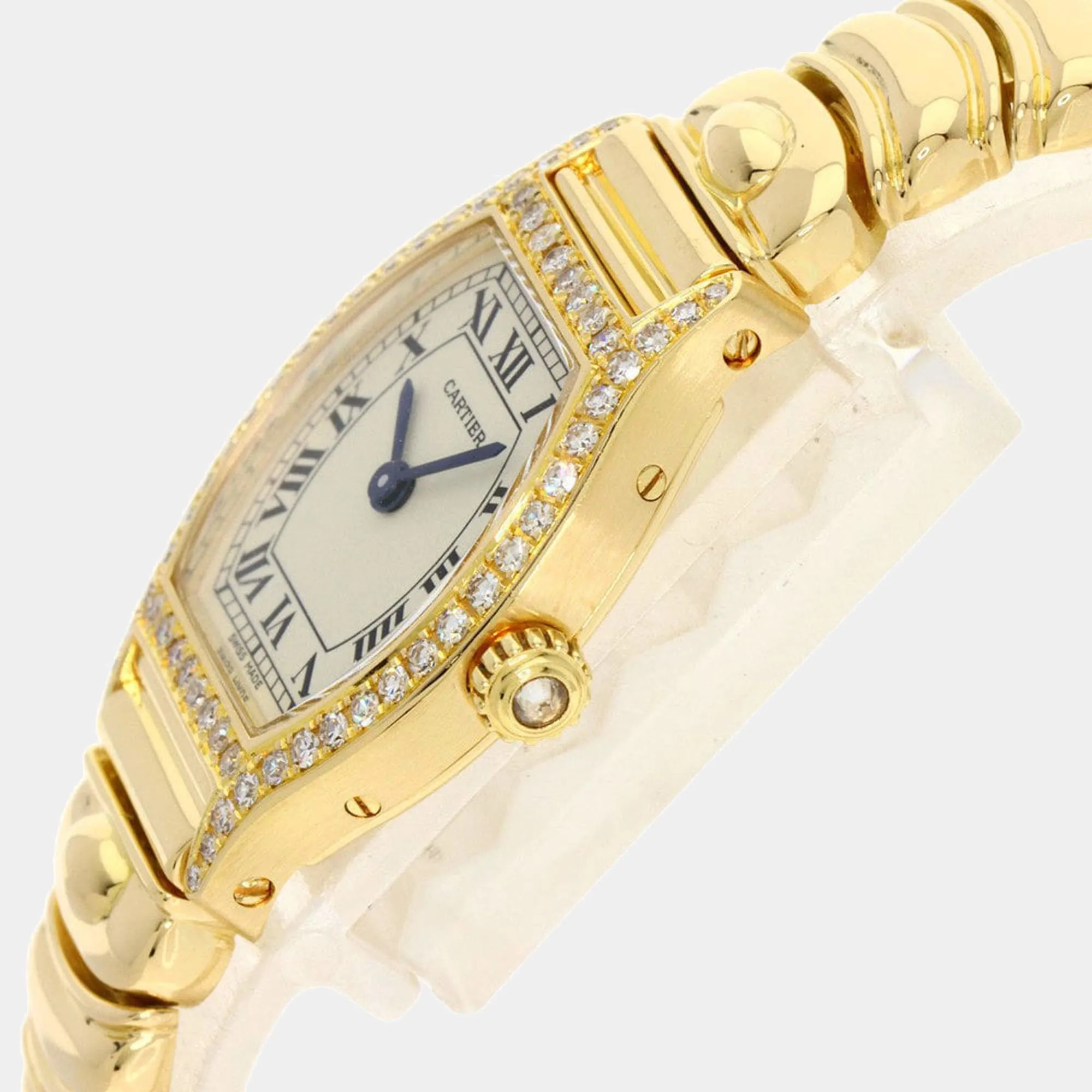 Cartier Tortue 20.5mm Yellow gold and 18k yellow gold 1