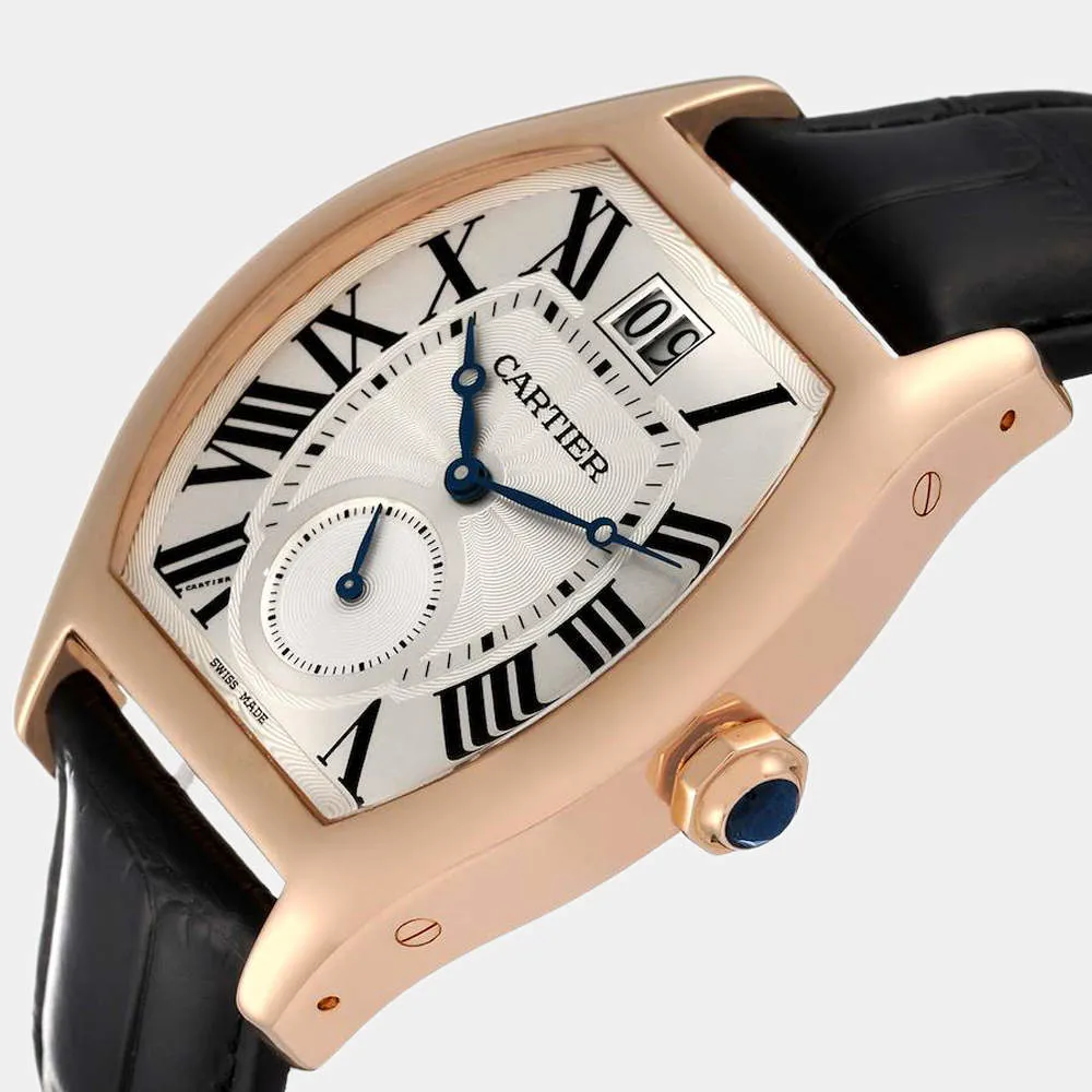 Cartier Tortue W1556234 38mm Rose gold and 18k rose gold Flinqué 1