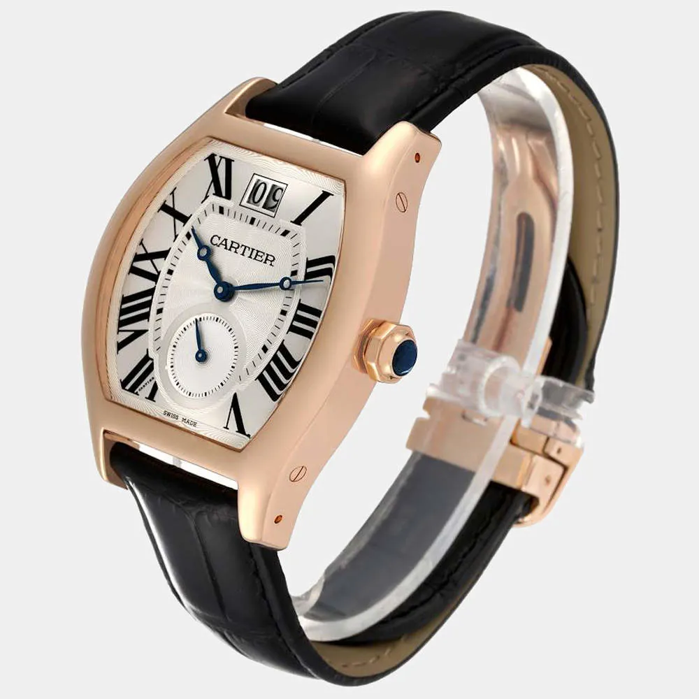 Cartier Tortue W1556234 38mm Rose gold and 18k rose gold Flinqué 2