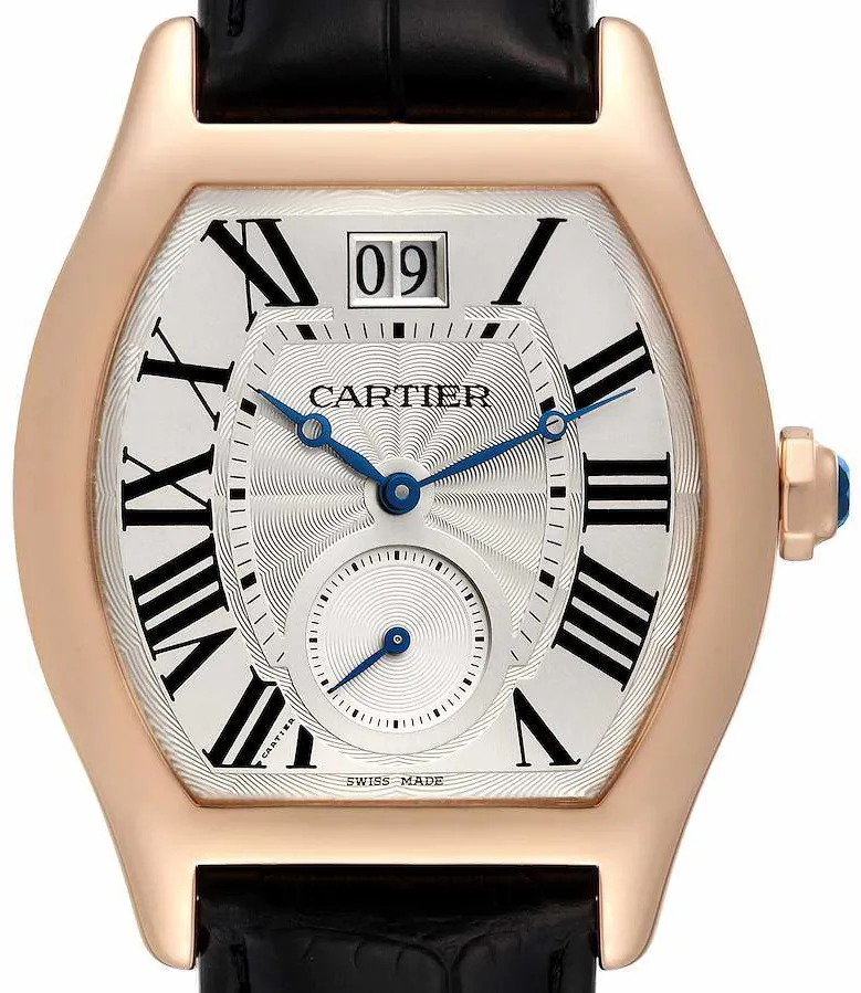 Cartier Tortue W1556234 38mm Rose gold and 18k rose gold Flinqué 5