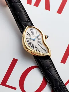 Cartier Crash Yellow gold White