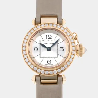 Cartier Miss Pasha WJ124026 27mm Rose gold Silver