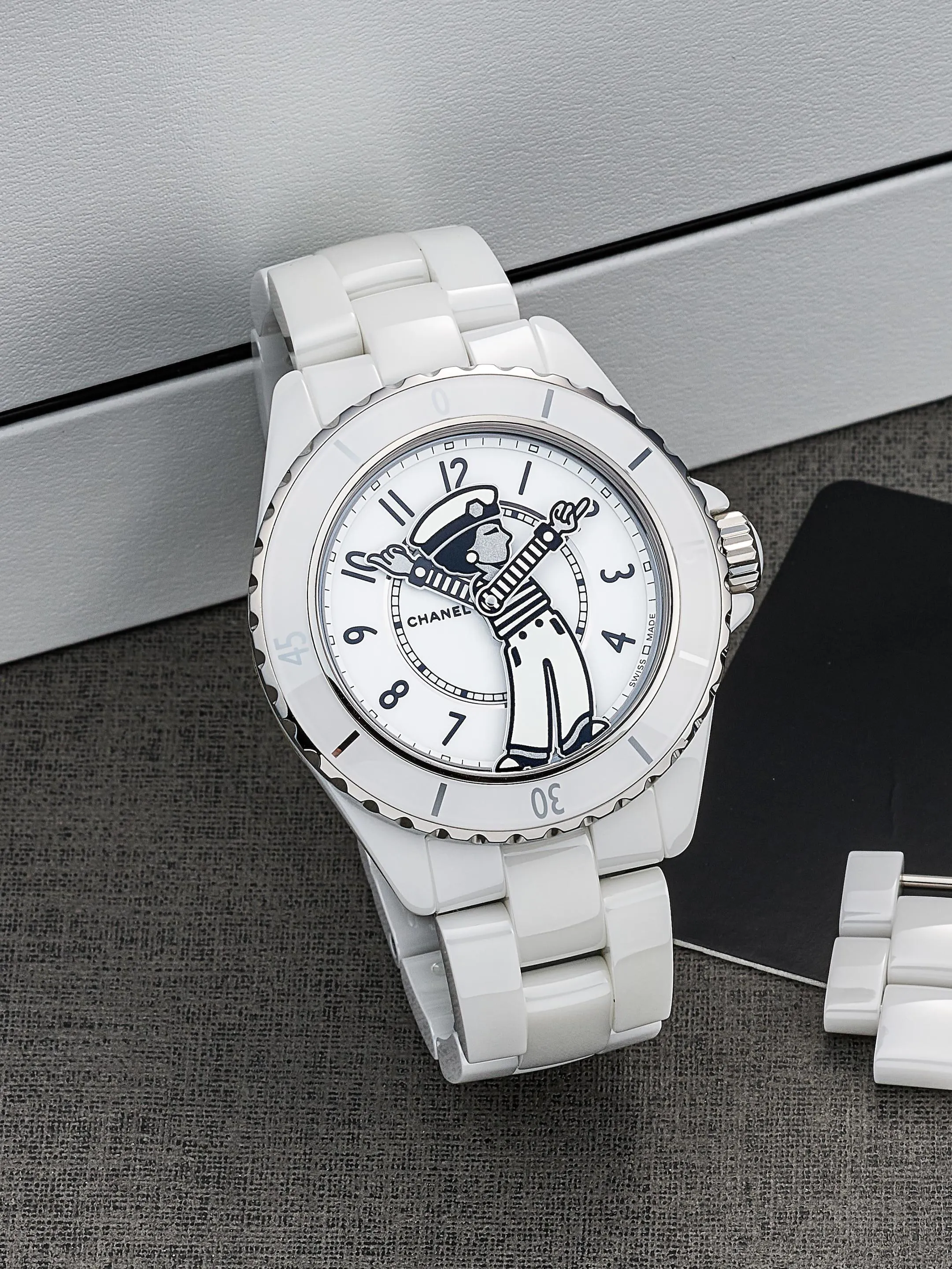 Chanel Mademoiselle H7481 38.5mm Ceramic White