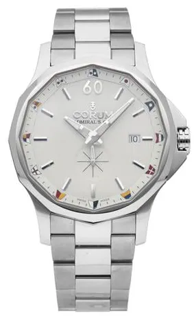 Corum Admiral's Cup Legend 42 395.101.20/V720AA20 42mm Stainless steel White