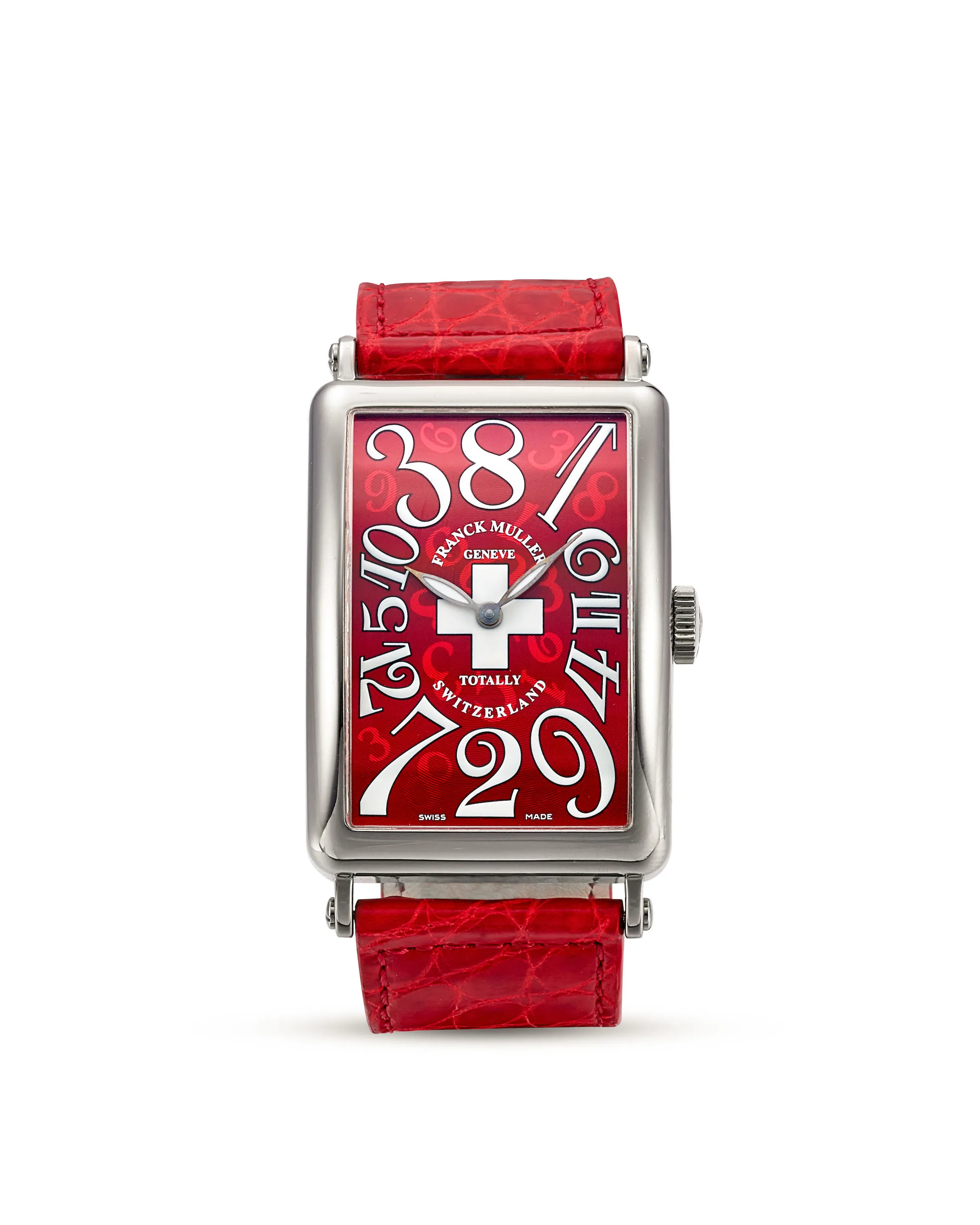 Franck Muller Crazy Hours 1200 CH 32.5mm White gold Red