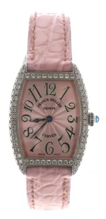 Franck Muller Curvex 1752 QZ D Stainless steel and Diamond Pink