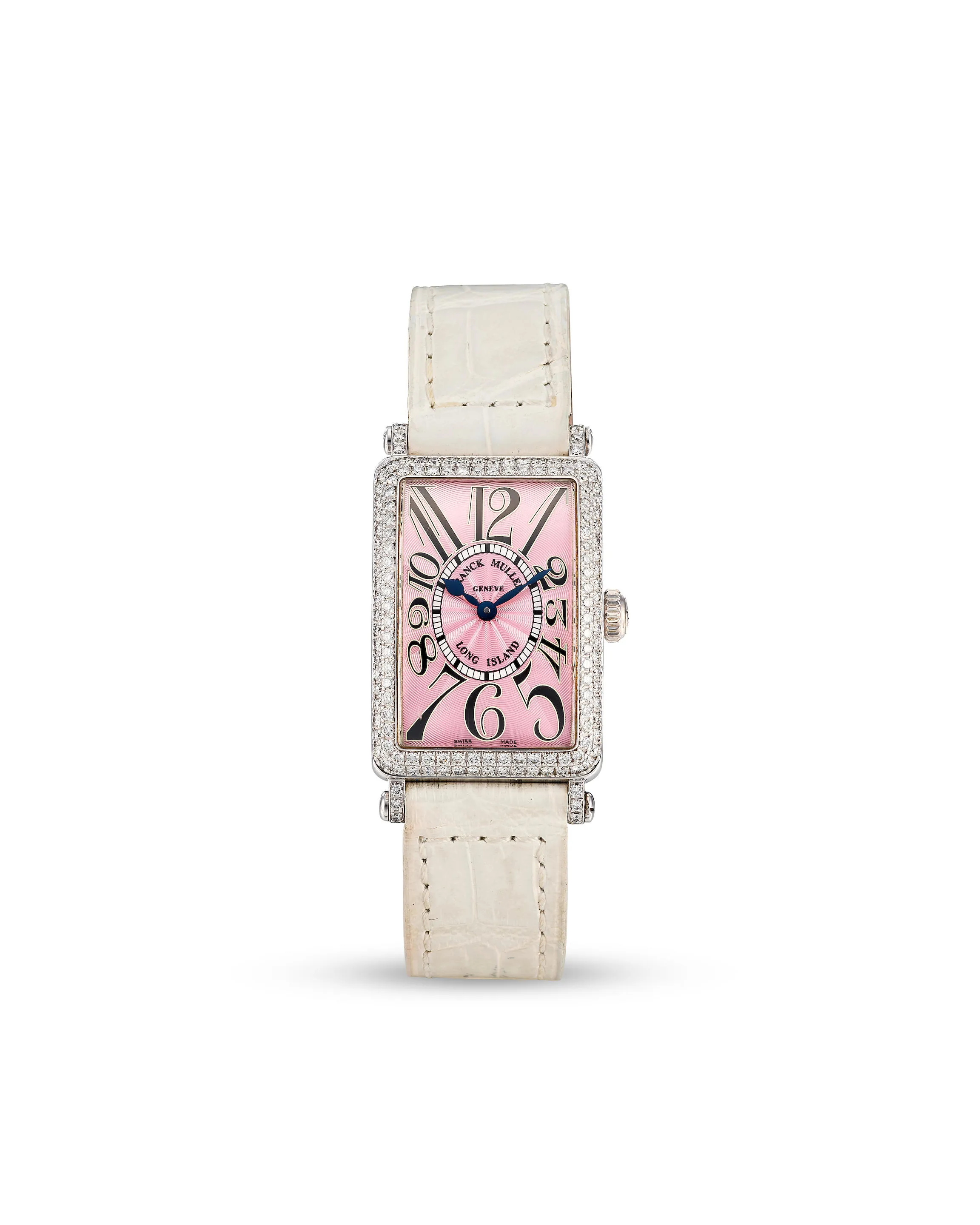 Franck Muller Long Island 902 QZ D 23mm White gold and Diamond Rose